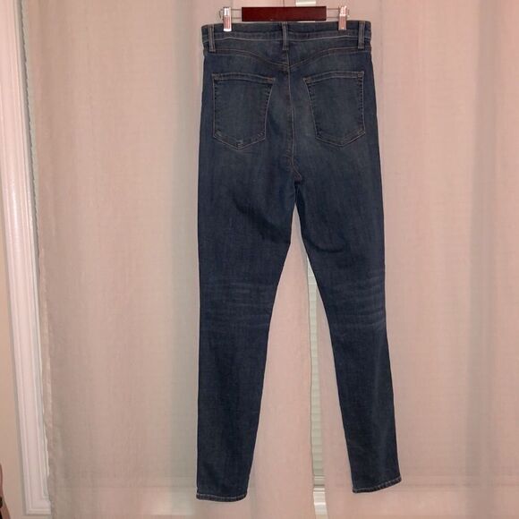 J Brand 30/30 Carolina Skinny Stretch Designer Blue Jeans - Picture 6 of 16